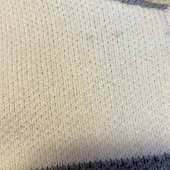 VINCE CAMUTO Color Block Animal Print Cozy V Neck Button Down Cardigan Sweater - Picture 10 of 13